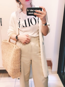 「アイテム（ピアス（両耳用））」を使った、ERIKAさん（レディース・164cm・30代）の春コーディネート