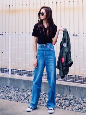 moussy WAPPEN BOX MILITARYシャツ