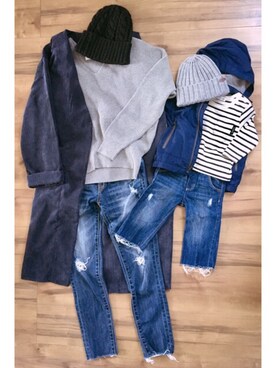 ayaさん（レディース・152cm）の秋コーディネート