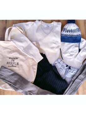 ayaさん（レディース・152cm）の冬コーディネート