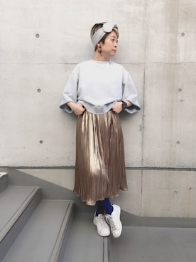 「金髪ショート」｜「アイテム（その他）」を使った、24さん（レディース・160cm）の冬コーディネート
