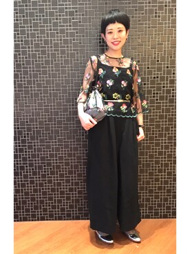 「アイテム（ピアス（両耳用））」を使った、24さん（レディース・160cm・30代）の春コーディネート
