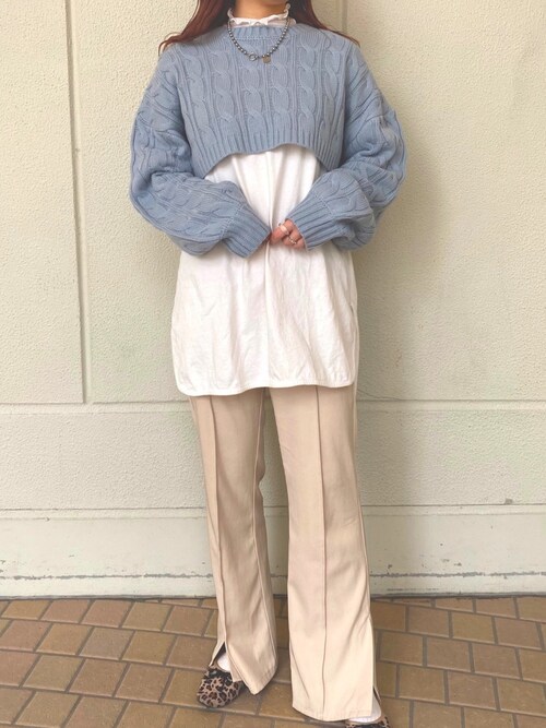 Mipo Spinnsのニット セーターを使ったコーディネート Wear