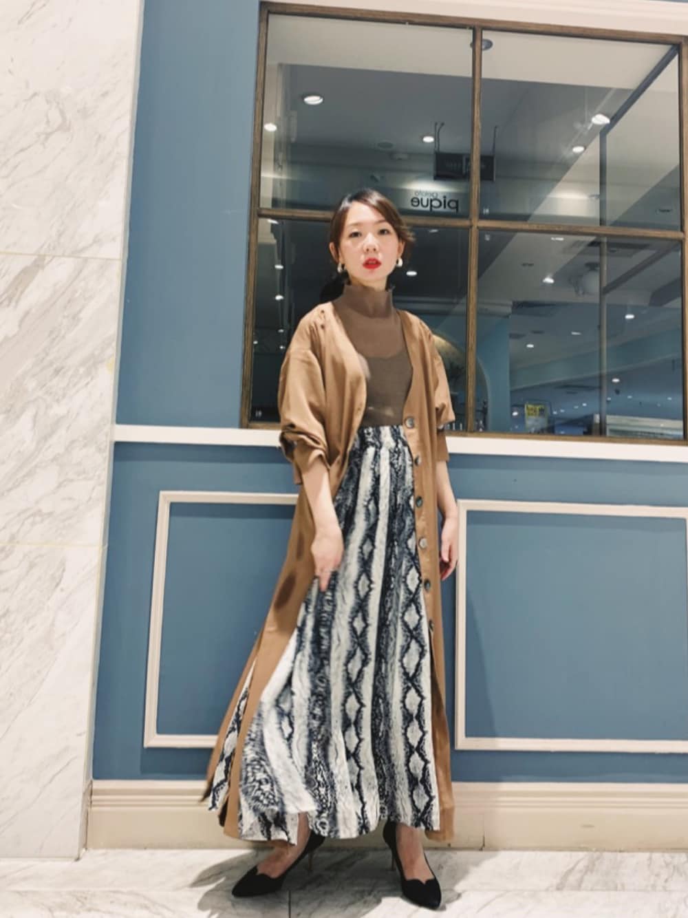 「ootd」｜「Radiateのアイテム（トップス、ブラウン系）」を使った、Maymayさん（レディース・150cm）の夏コーディネートの1枚目の写真