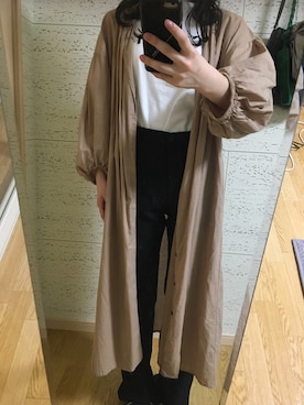 「ラブアンドピース2020」｜「アイテム（スラックス）」を使った、thekiさん（レディース・161cm）の秋コーディネート