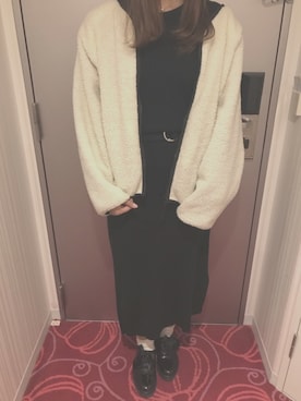 minaさん（レディース・161cm）の冬コーディネート