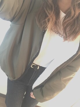 minaさん（レディース・161cm）の冬コーディネート