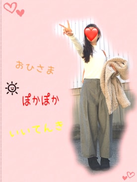 「AS KNOW AS plus（アズノゥアズプラス）のアイテム（その他アウター）」を使った、Eiさん（レディース・160cm）の春コーディネート