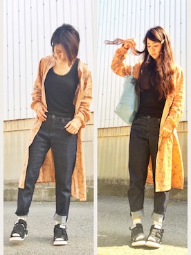 「アイテム（シャツワンピース）」を使った、Eiさん（レディース・160cm・20代）の春コーディネート
