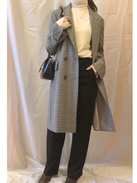 「韓国好きな人と繋がりたい」｜「アイテム（その他）」を使った、m'eさん（レディース・162cm）の秋コーディネート