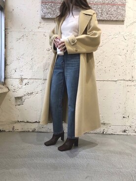 「2021年」｜m'eさん（レディース・162cm）の冬コーディネート