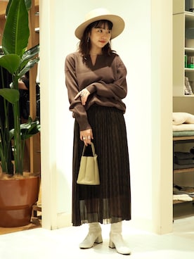 「B:MING by BEAMS」｜harukaさん（レディース・157cm）の秋コーディネート