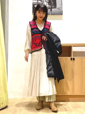 「B:MING by BEAMS」｜harukaさん（レディース・157cm）の秋コーディネート