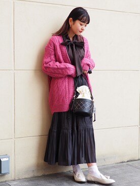 harukaさん（レディース・157cm）の秋コーディネート