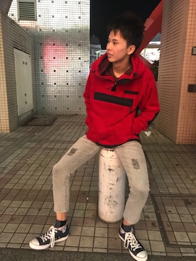 「明るめ」｜yu- sukeさん（メンズ・182cm）の秋コーディネート