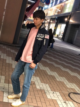 yu- sukeさん（メンズ・182cm）の春コーディネート