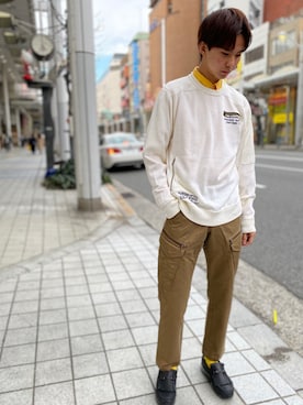 yu- sukeさん（メンズ・182cm）の冬コーディネート