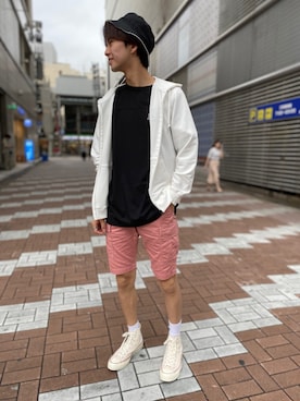 yu- sukeさん（メンズ・184cm）の夏コーディネート