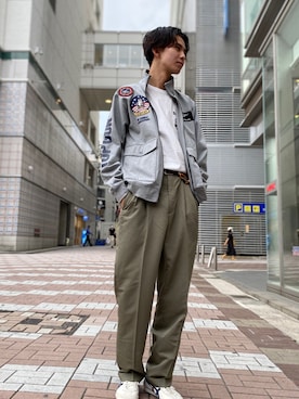 「ファッションの力を信じよう」｜「アイテム（ジャージ）」を使った、yu- sukeさん（メンズ・184cm）の夏コーディネート