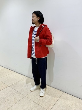 「orcival」｜「アイテム（ブルゾン）」を使った、HODOTSUKAさん（メンズ・170cm）の冬コーディネート