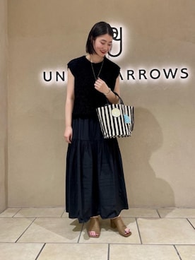 「UNITED ARROWS（ユナイテッドアローズ）のアイテム（チャーム）」を使った、平田（hirata）さん（レディース・165cm）の春コーディネート