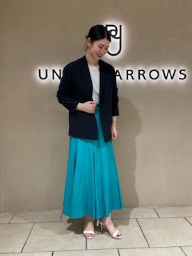 「UNITED ARROWS（ユナイテッドアローズ）のアイテム（チャーム）」を使った、平田（hirata）さん（レディース・165cm）の春コーディネート