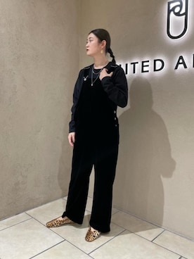 「UNITED ARROWS（ユナイテッドアローズ）のアイテム（オールインワン・サロペット）」を使った、平田（hirata）さん（レディース・165cm）の夏コーディネート
