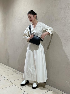 「ASTRAET（アストラット）のアイテム（ワンピース/ドレス）」を使った、平田（hirata）さん（レディース・165cm）の夏コーディネート