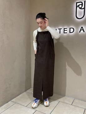 「ASTRAET（アストラット）のアイテム（ワンピース/ドレス）」を使った、平田（hirata）さん（レディース・165cm）の秋コーディネート