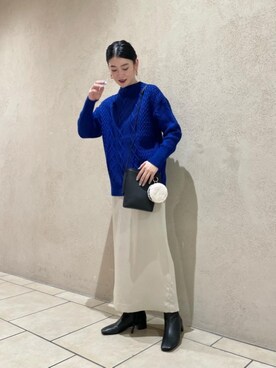 「BATONER（バトナー）のアイテム」を使った、平田（hirata）さん（レディース・165cm）の秋コーディネート