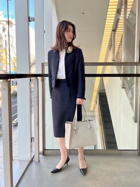 「tnc（ティンク）のアイテム」を使った、平田（hirata）さん（レディース・165cm）の冬コーディネート