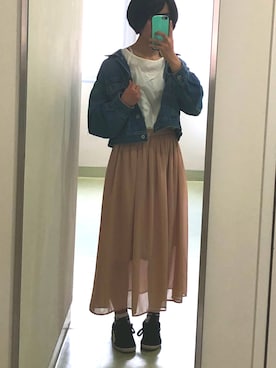 misakiさん（レディース・160cm）の春コーディネート