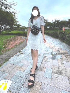 「Java（ジャバ）のアイテム」を使った、Ayuさん（レディース・157cm）の夏コーディネート