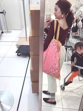 「ＧＷ」｜「アイテム（モカシン/デッキシューズ）」を使った、mococoさん（レディース・150cm）の春コーディネート