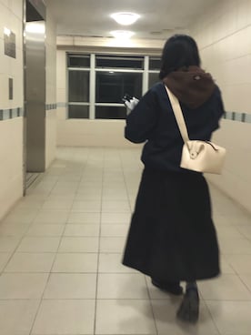 「KANGOL（カンゴール）のアイテム（ジャケット/アウター）」を使った、Gennyさん（レディース・152cm）の冬コーディネート