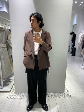 「superNova.（スーパーノヴァ）のアイテム」を使った、Kazuki Yamashitaさん（メンズ・174cm）の秋コーディネート