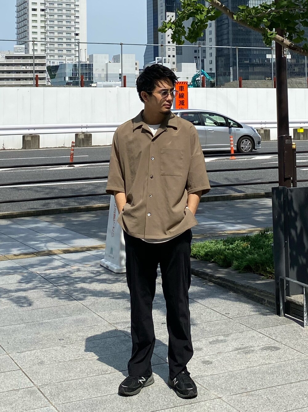 KAZUYUKI KUMAGAI】DROP SHOULDER OPEN COLLAR SH / KS02-007を使った