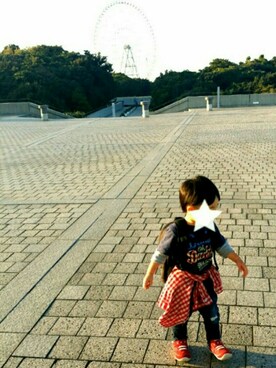 ITLLLLLLL★さん（キッズ・90cm）の秋コーディネート