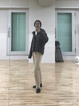 「Diamondのアイテム」を使った、K☺︎ さん（メンズ・175cm）の冬コーディネート