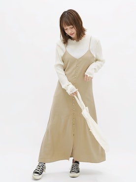 「M nort（エムノート）のアイテム」を使った、Mnortさん（レディース・160cm）の夏コーディネート