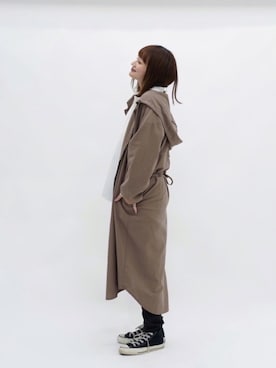 「M nort（エムノート）のアイテム」を使った、Mnortさん（レディース・160cm）の夏コーディネート