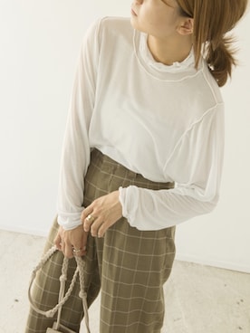 「M nort（エムノート）のアイテム」を使った、Mnortさん（レディース・154cm）の夏コーディネート