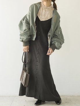 「M nort（エムノート）のアイテム」を使った、Mnortさん（レディース・154cm）の秋コーディネート