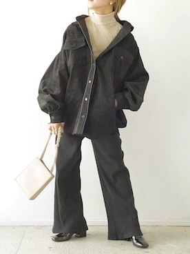 「M nort（エムノート）のアイテム」を使った、Mnortさん（レディース・154cm）の秋コーディネート