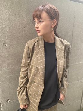 「M nort（エムノート）のアイテム（パンツ）」を使った、Mnortさん（レディース・160cm）の夏コーディネート