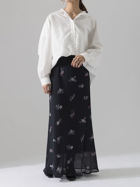 「M nort（エムノート）のアイテム」を使った、Mnortさん（レディース・154cm）の秋コーディネート