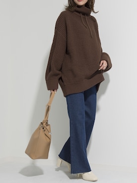 「M nort（エムノート）のアイテム」を使った、Mnortさん（レディース・160cm）の秋コーディネート