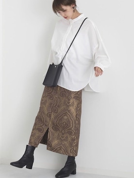 「M nort（エムノート）のアイテム」を使った、Mnortさん（レディース・160cm）の秋コーディネート