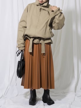 「M nort（エムノート）のアイテム」を使った、Mnortさん（レディース・160cm）の秋コーディネート