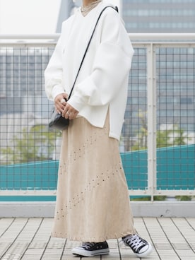 「M nort（エムノート）のアイテム」を使った、Mnortさん（レディース・160cm）の秋コーディネート